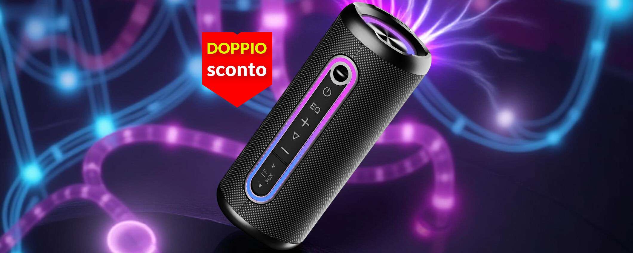 Da 99€ a 27€: con il doppio sconto, questa cassa Bluetooth è un regalo