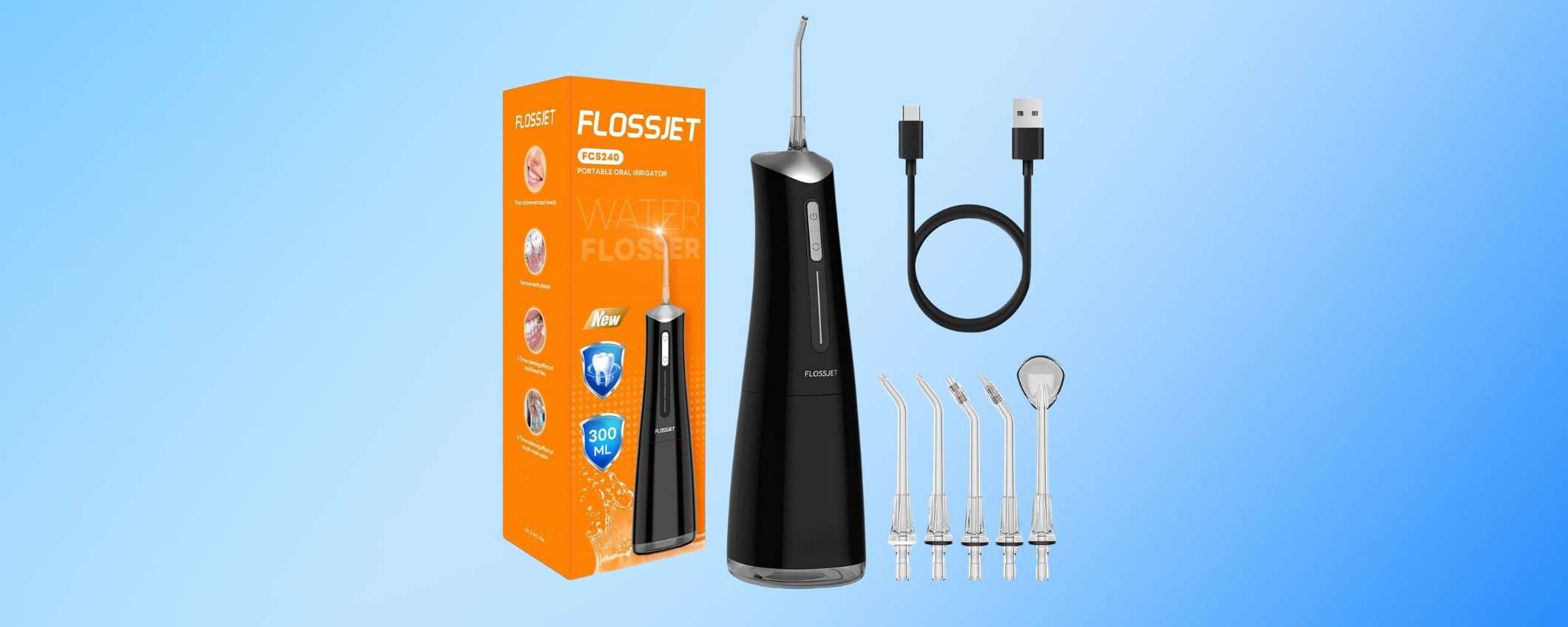 Idropulsore dentale a batteria: occasione SHOCK su Amazon a soli 25,99€