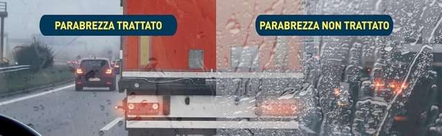 Idrorepellente parabrezza
