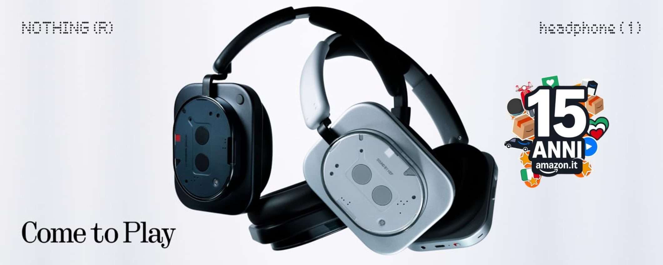 Nothing Headphone (1): le cuffie wireless con 80 ore di autonomia al MINIMO STORICO Amazon Nothing Headphone (1): le cuffie wireless con 80 ore di autonomia al MINIMO STORICO Amazon