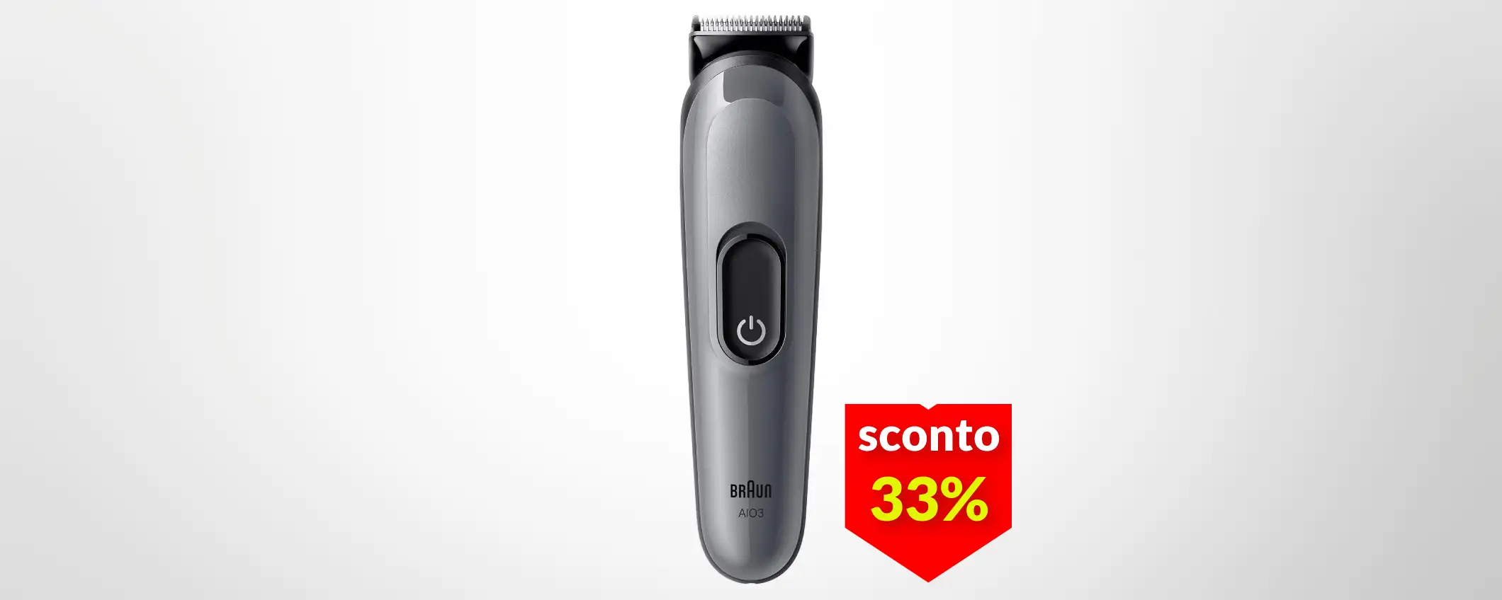 Rasoio elettrico Braun per barba, viso e capelli: tutto in uno a soli 39€