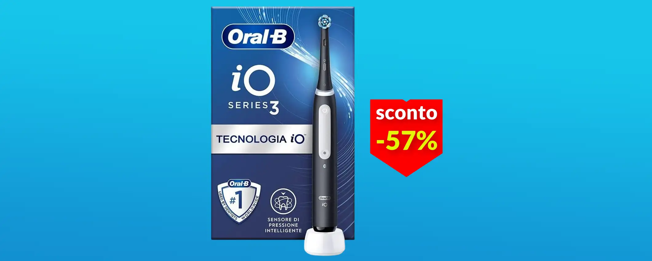 Spazzolino elettrico Oral-B con sensore di pressione: svendita totale a 59€