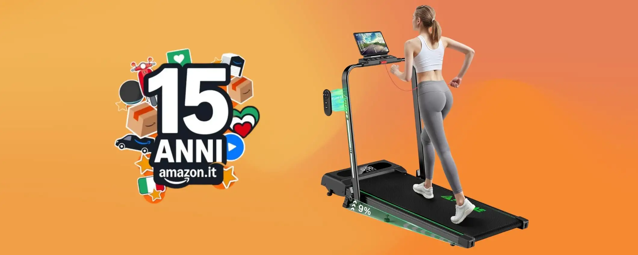 Tapis Roulant elettrico pieghevole 5-in-1 in offerta: è settembre, non puoi più rimandare Tapis Roulant elettrico pieghevole 5-in-1 in offerta: è settembre, non puoi più rimandare