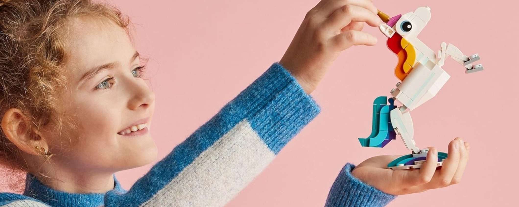 L'unicorno LEGO 3-in-1 oggi costa POCHISSIMO su Amazon (Promo Flash)
