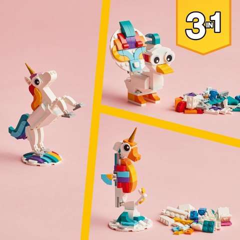 Unicorno LEGO 3-in-1