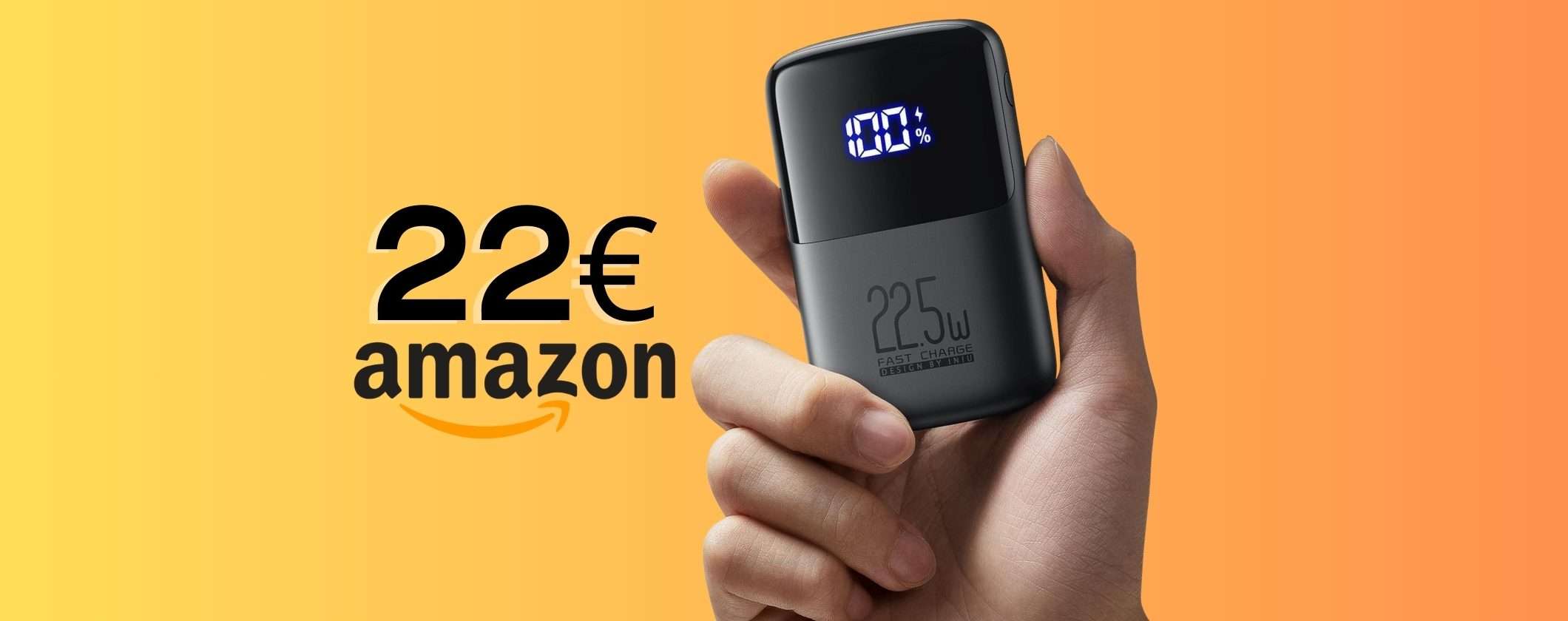 Addio alla batteria scarica con il Power Bank INIU da 10000mAh a soli 22€