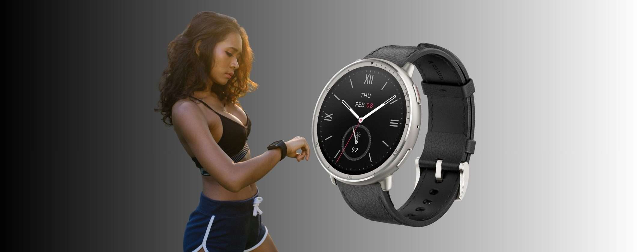 AMAZFIT Active 2 da 44mm con +160 app sport e batteria da 10 giorni ora in sconto