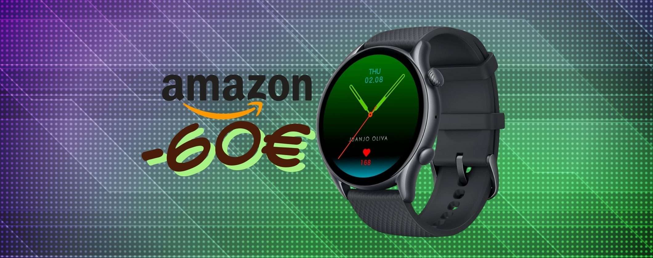 Amazfit GTR 3 Pro con 150 modalità sport, GPS e batteria da 12gg a prezzo assurdo
