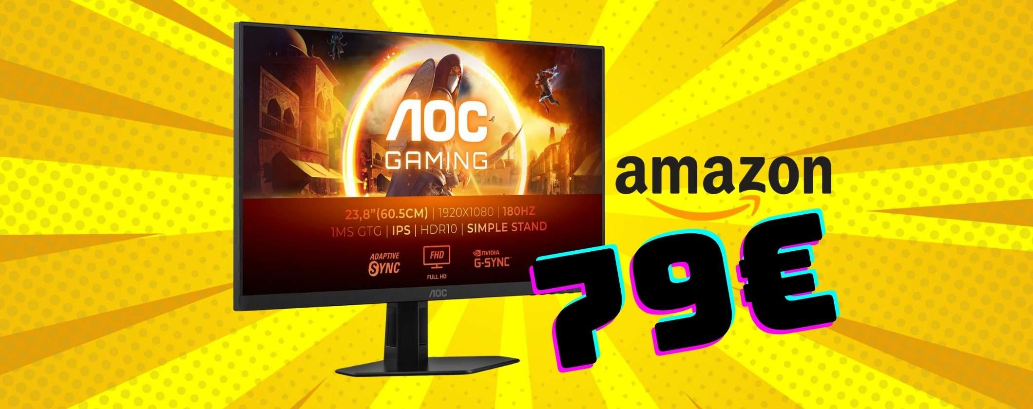 AOC Gaming: il migliore monitor da 24 pollici in questa fascia di prezzo