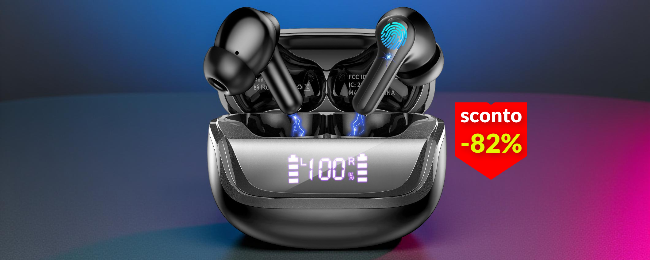 Auricolari Bluetooth che durano fino a 45 ore: lo sconto è da capogiro (-82%) Auricolari Bluetooth che durano fino a 45 ore: lo sconto è da capogiro (-82%)