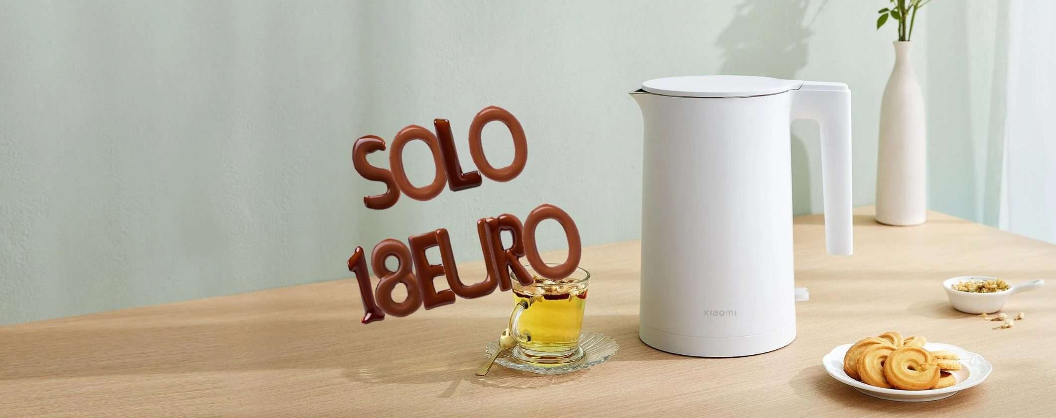Bollitore Elettrico Xiaomi a soli 18€: indispensabile a casa