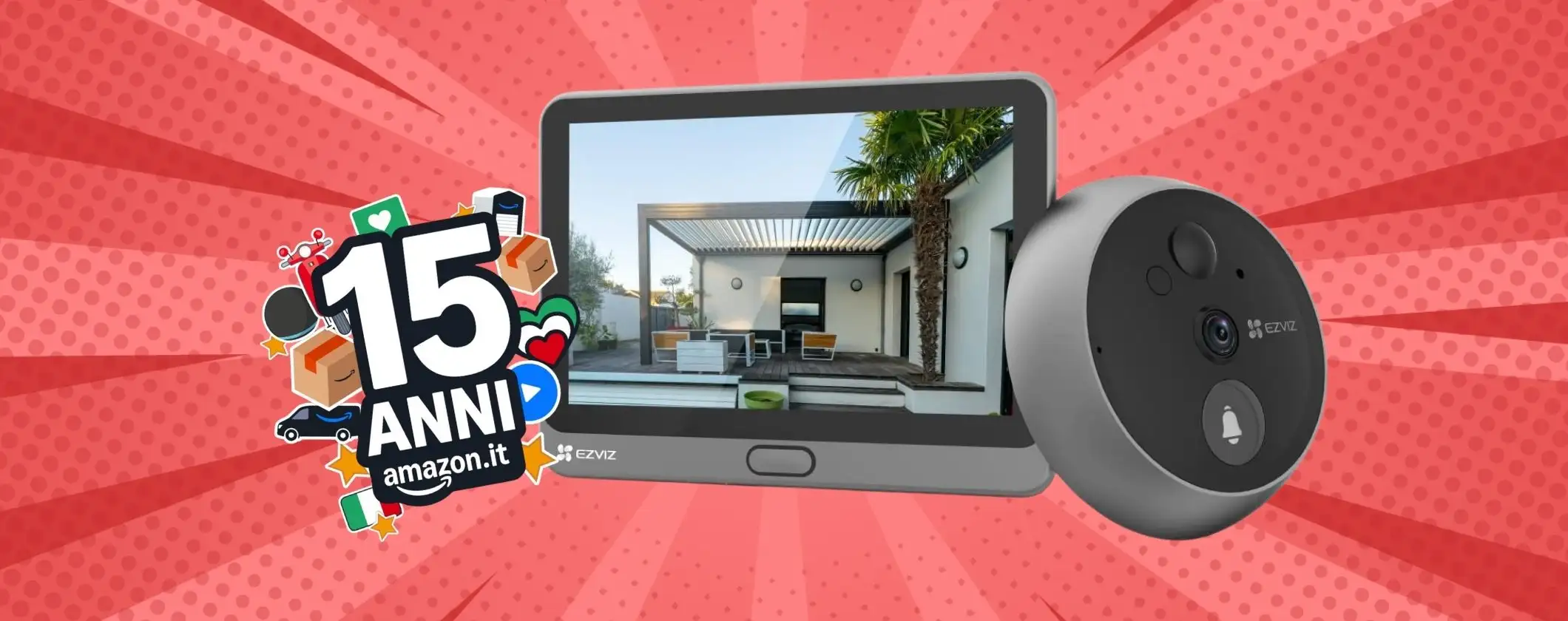 Campanello digitale con schermo a colori by EZVIZ in offerta bomba (-49€) Campanello digitale con schermo a colori by EZVIZ in offerta bomba (-49€)
