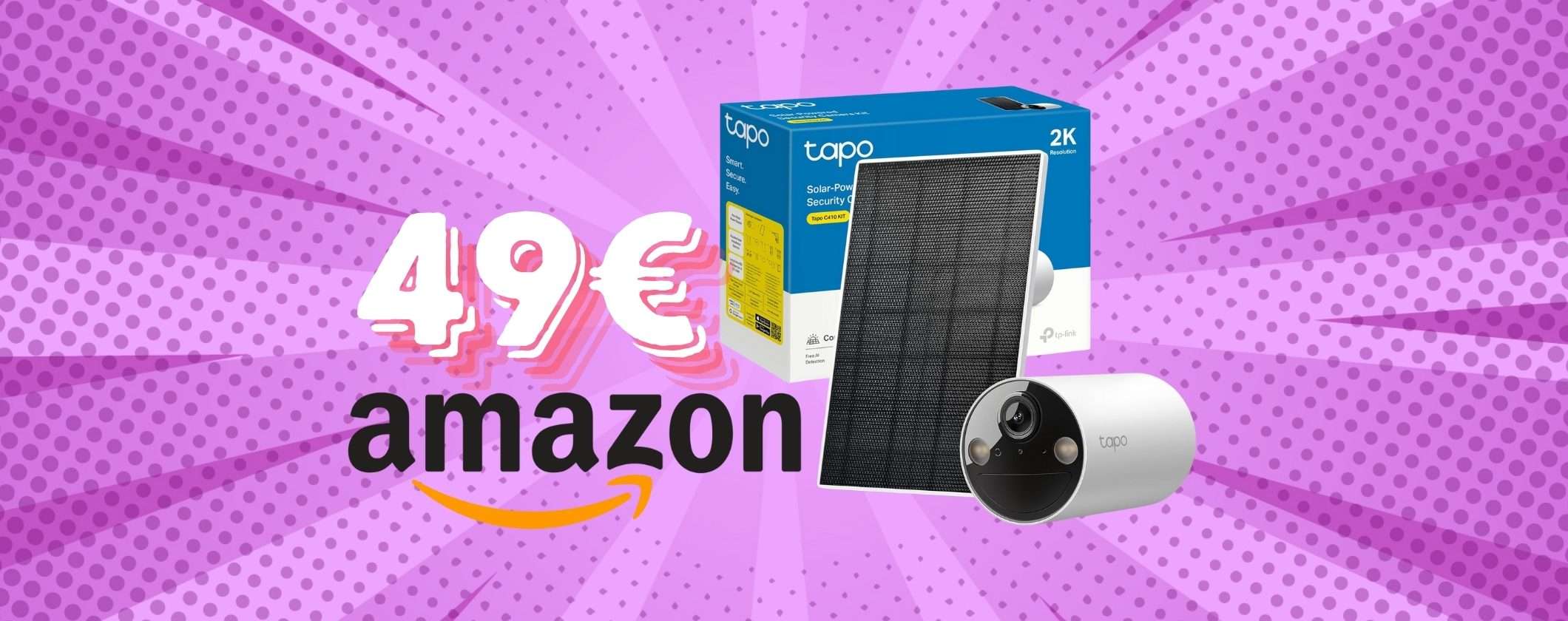 Casa e famiglia al sicuro con la telecamera WiFi Tapo C410 a soli 49€ Casa e famiglia al sicuro con la telecamera WiFi Tapo C410 a soli 49€
