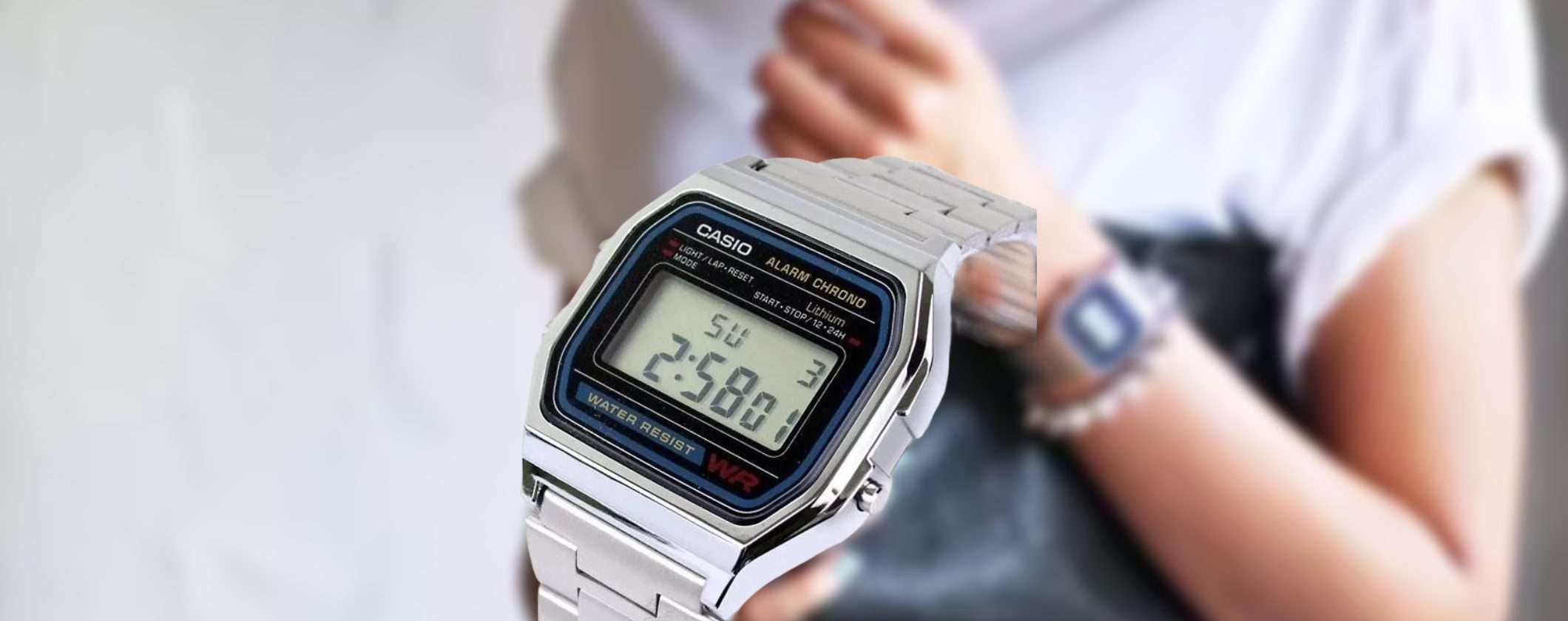 CASIO A158WA-1DF: l'orologio vintage intramontabile a prezzo outlet su eBay