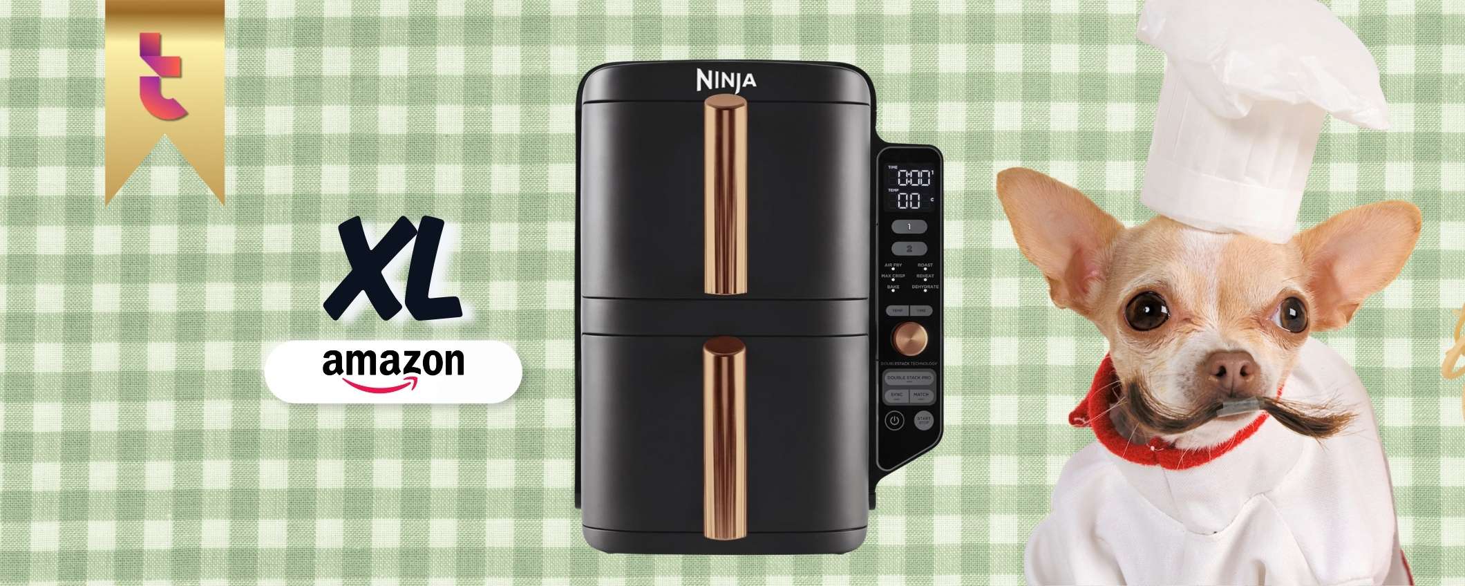 Ninja Double Stack XL è la friggitrice del FUTURO: doppio sconto Ninja Double Stack XL è la friggitrice del FUTURO: doppio sconto