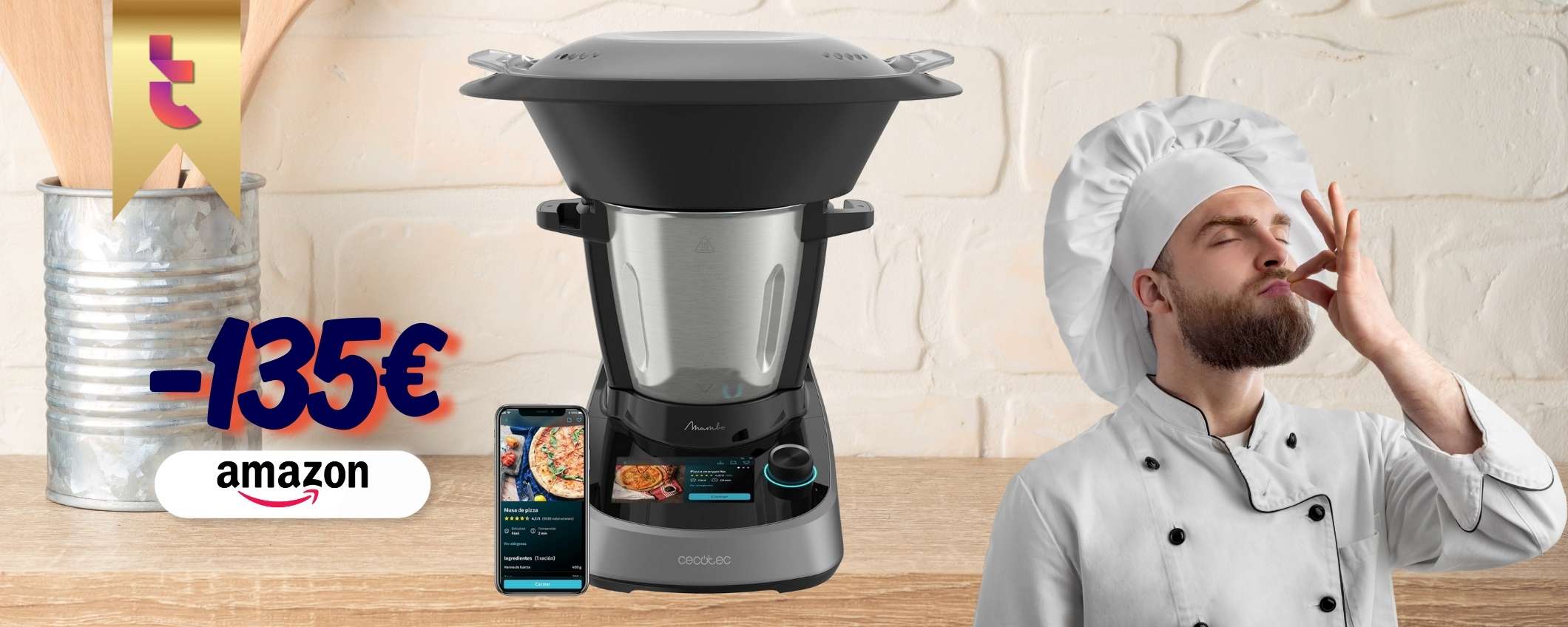 Cecotec Mambo SBARAGLIA il Bimby a soli 300€, è da non credere su Amazon Cecotec Mambo SBARAGLIA il Bimby a soli 300€, è da non credere su Amazon