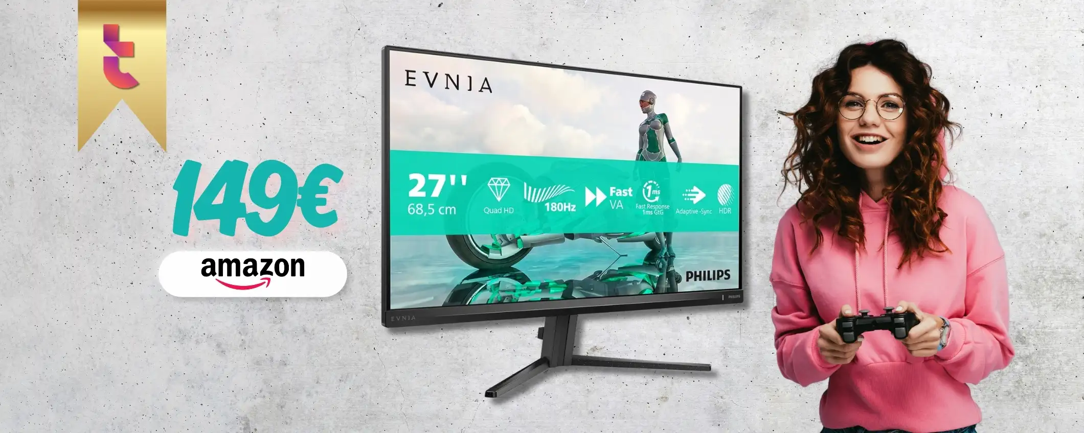 PHILIPS Evnia è il monitor da gaming perfetto: 27 PHILIPS Evnia è il monitor da gaming perfetto: 27