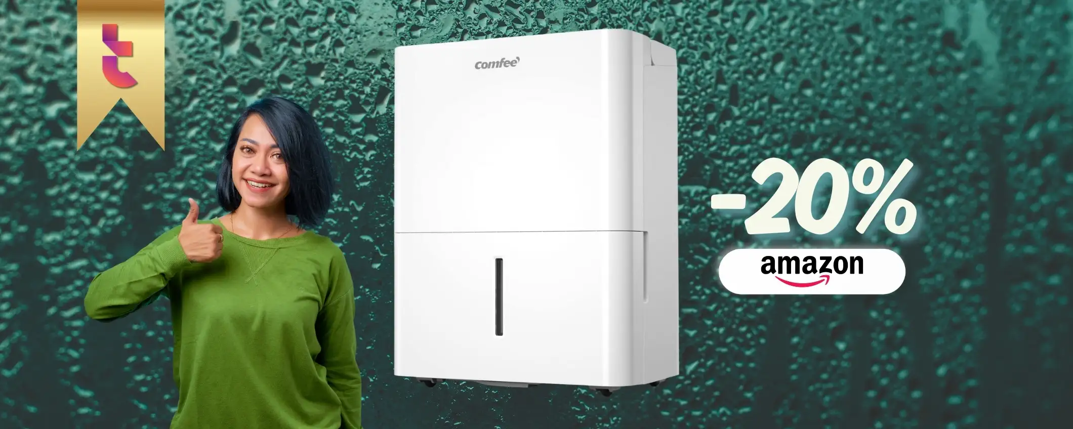Muffa e cattivo odore STOP in casa con il deumidificatore in sconto