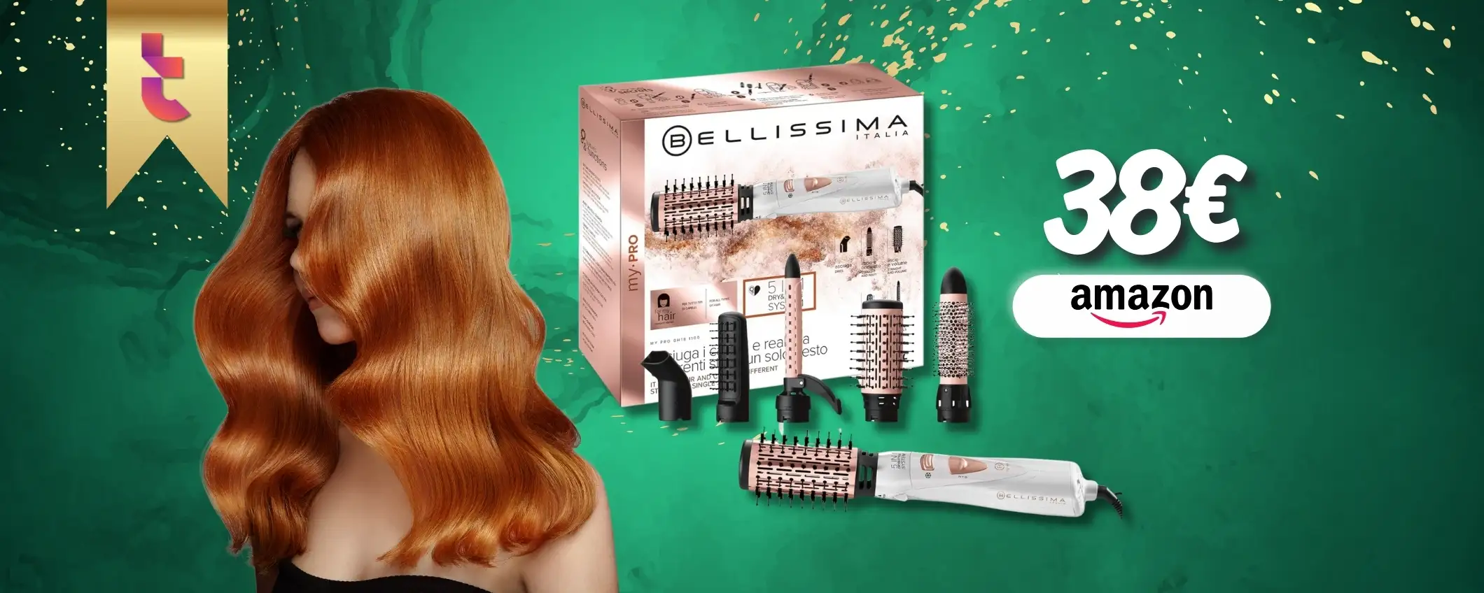BELLISSIMA Imetec 5in1 è in sconto su Amazon, capelli facili da gestire