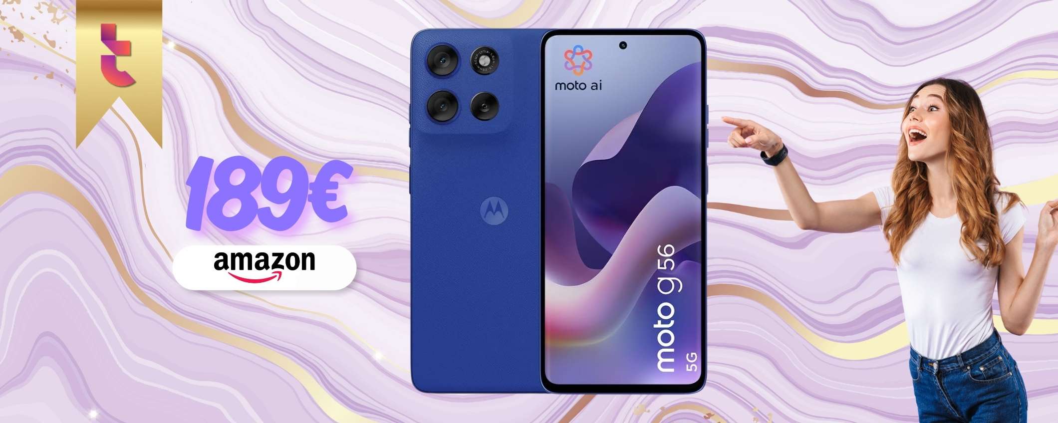 Moto g56 5G a prezzo regalo: la scheda tecnica ti fa impazzire