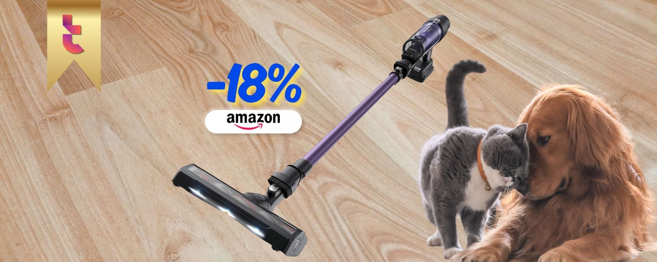 Rowenta X-PERT 7.60 è l'aspirapolvere senza fili 140W, anche per tappeti