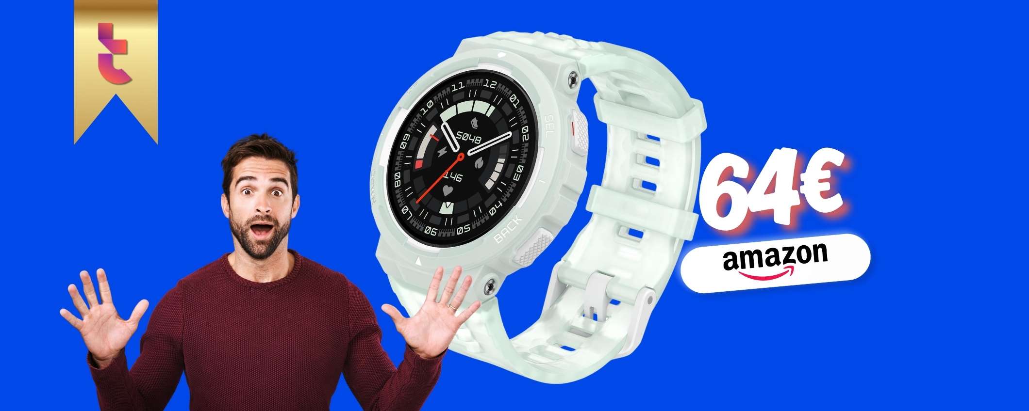 Amazfit Active Edge con cassa 46mm è un personal trainer (64€) Amazfit Active Edge con cassa 46mm è un personal trainer (64€)