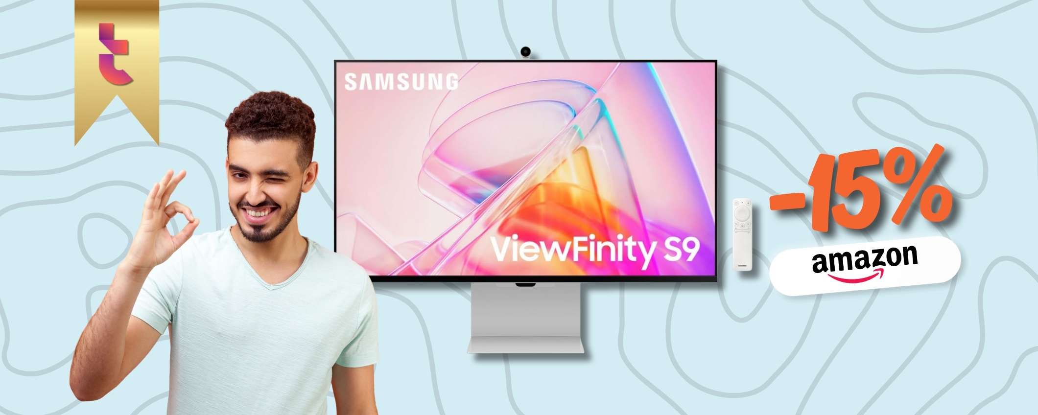 Con qualità 5K il monitor Samsung ViewFinity S9 è unico (e in sconto)
