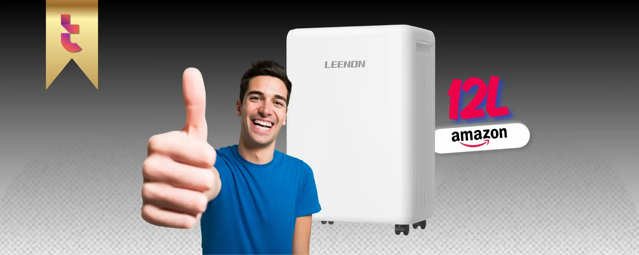Muffa e cattivi odori STOP con questo deumidificatore su Amazon