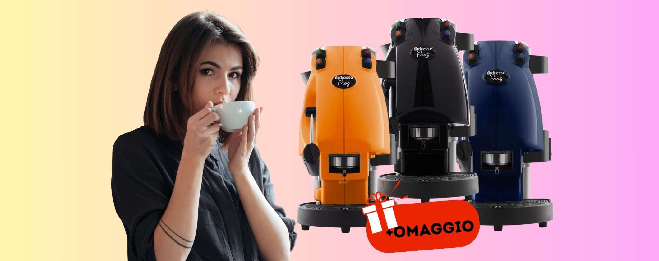 DIDIESSE Frog Revolution con cialde in omaggio per un caffè come al bar