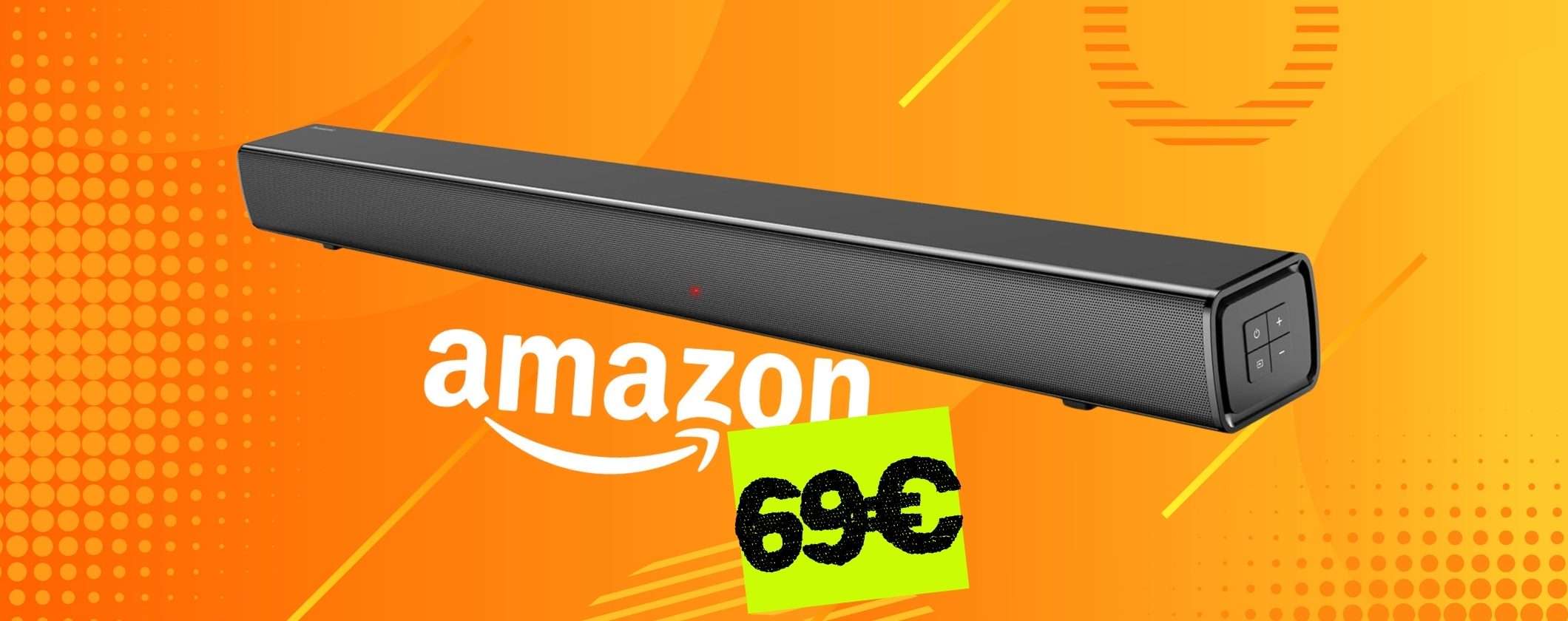 Follia Amazon per la soundbar Panasonic ora tua a soli 69€ Follia Amazon per la soundbar Panasonic ora tua a soli 69€
