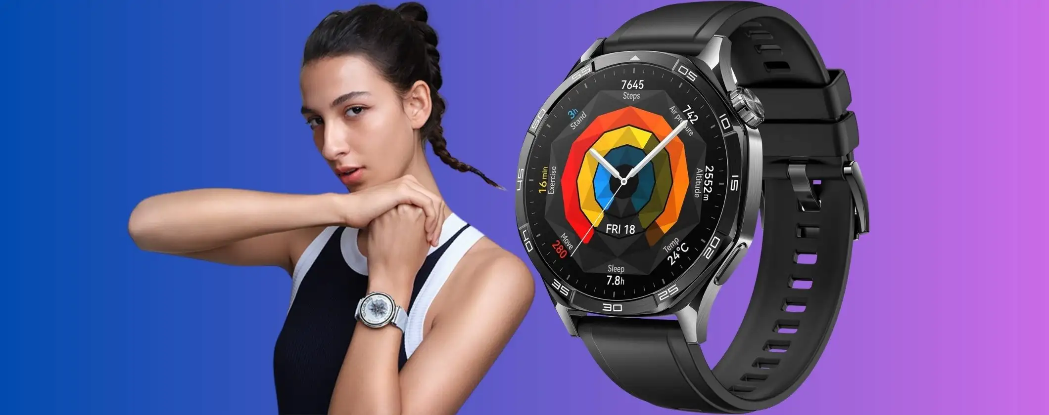 HUAWEI WATCH GT 5 da 46mm: elegante, potente e con tante funzioni (-28%)