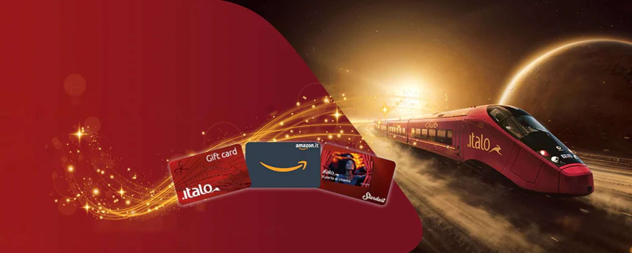 Italo, con il nuovo concorso gratuito vinci buoni regalo Amazon (e non solo)