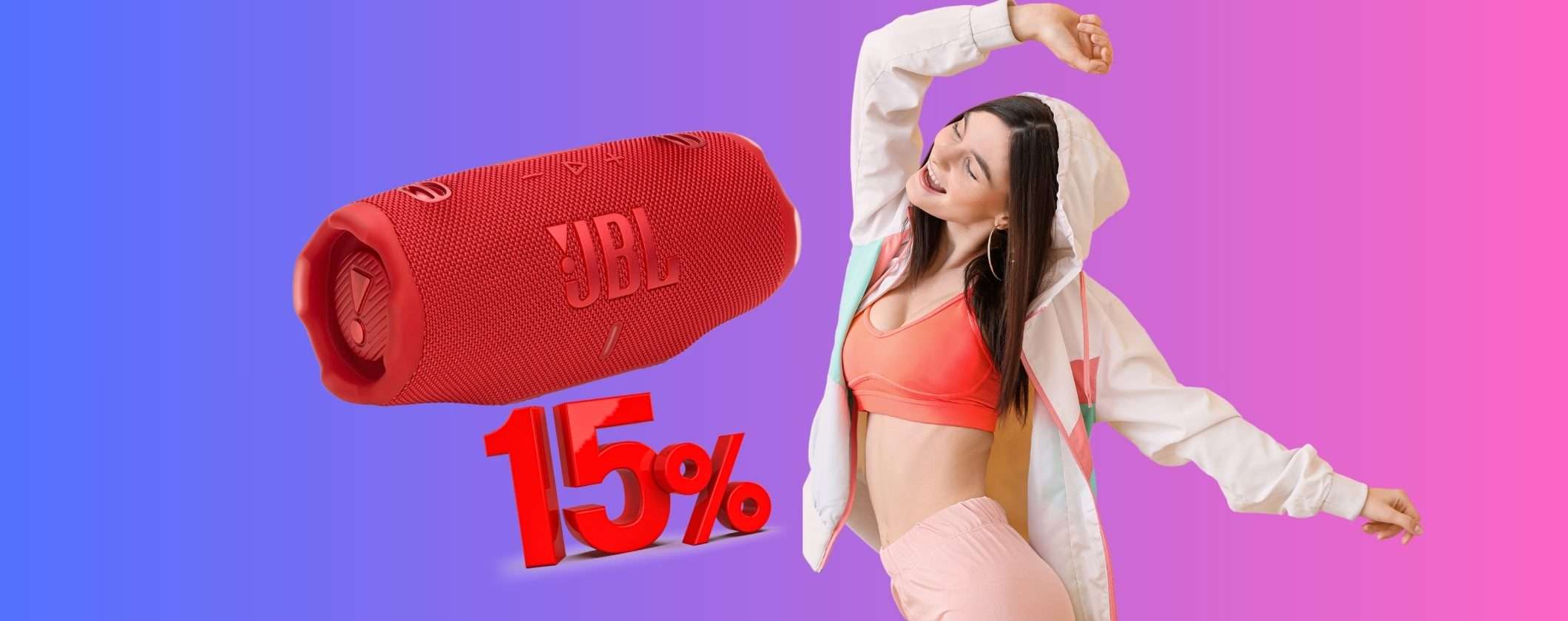 JBL Charge 6: speaker Bluetooth dal suono potente e preciso come nessuno JBL Charge 6: speaker Bluetooth dal suono potente e preciso come nessuno