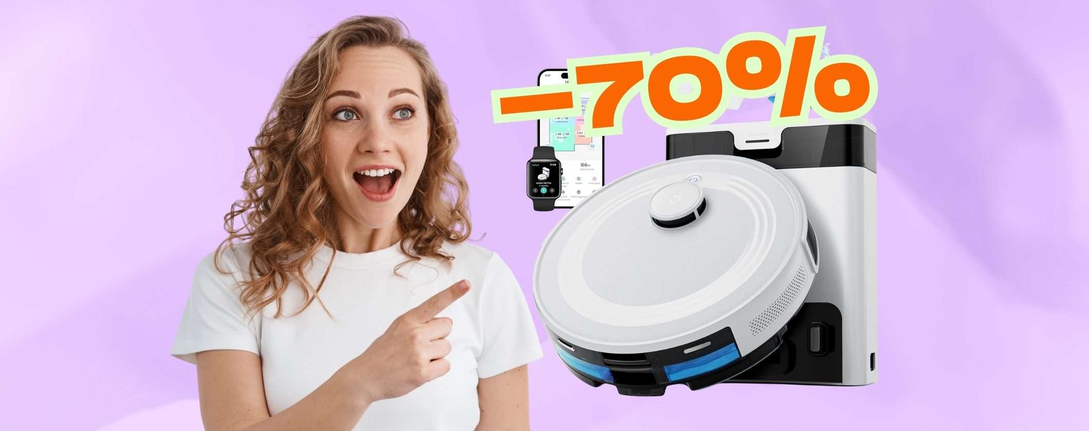 LEFANT M2 Pro: robot aspirapolvere e lavapavimenti con mappatura al 70% in meno