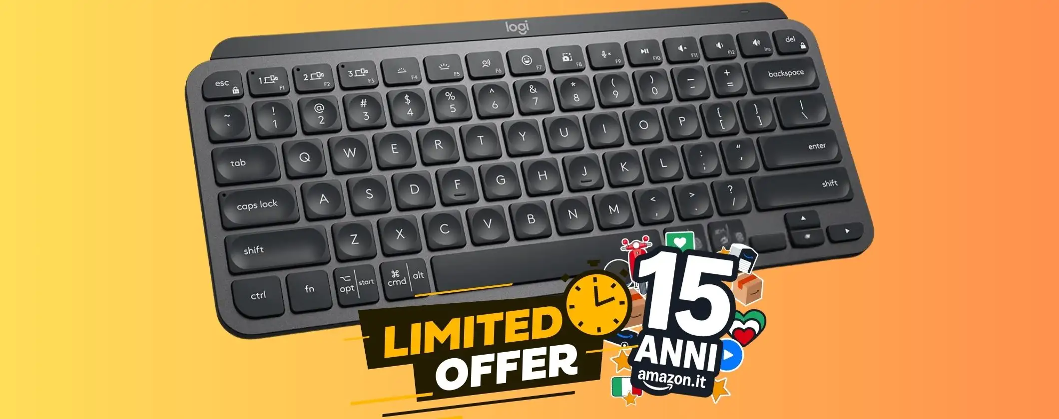 Logitech MX Keys: la strabiliante tastiera wireless mini a un prezzo assurdo (66€) Logitech MX Keys: la strabiliante tastiera wireless mini a un prezzo assurdo (66€)
