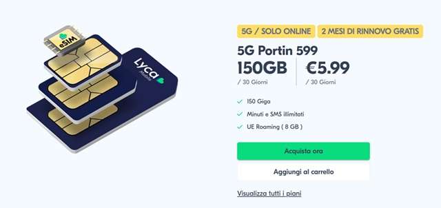 lyca mobile offerta 5,99 euro