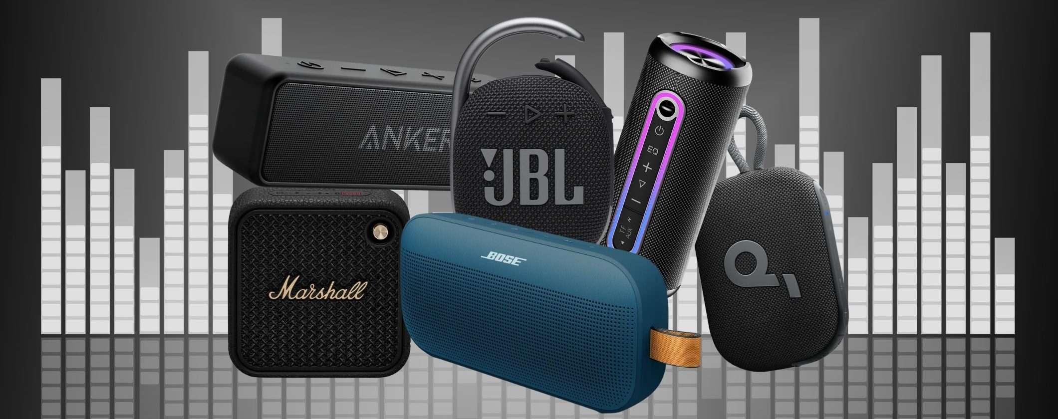 I migliori speaker Bluetooth con sconti fino al 66% oggi su Amazon