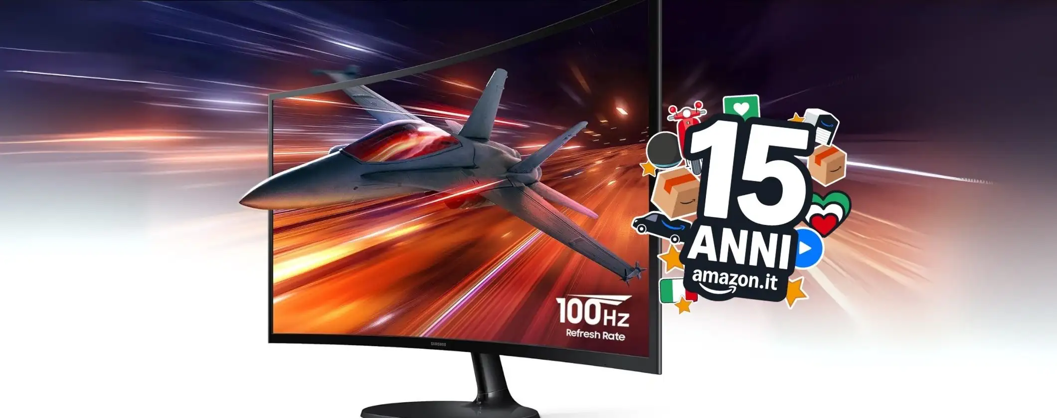 Monitor curvo Samsung da 27 pollici FHD a 88€ è un vero affare Monitor curvo Samsung da 27 pollici FHD a 88€ è un vero affare