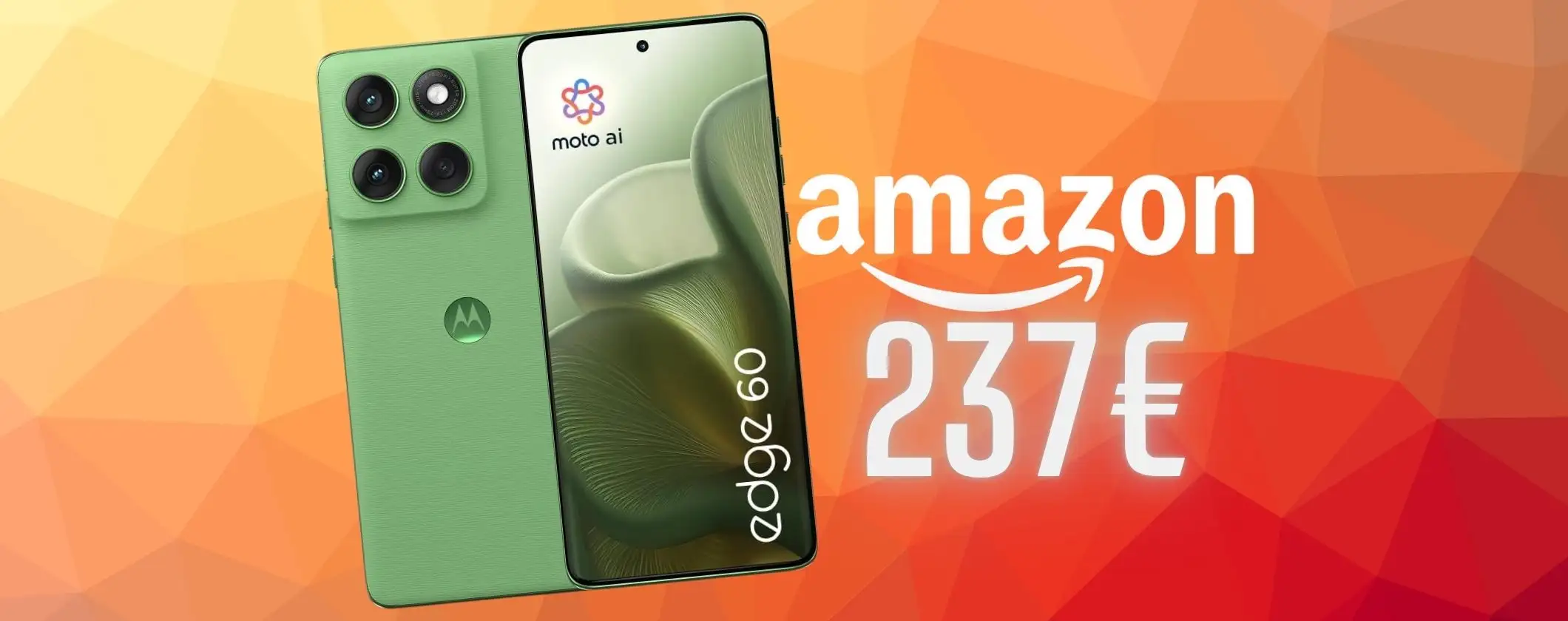 Motorola edge 60 (8/256GB) con sensore Sony LYTIA 700C a prezzo assurdo Motorola edge 60 (8/256GB) con sensore Sony LYTIA 700C a prezzo assurdo