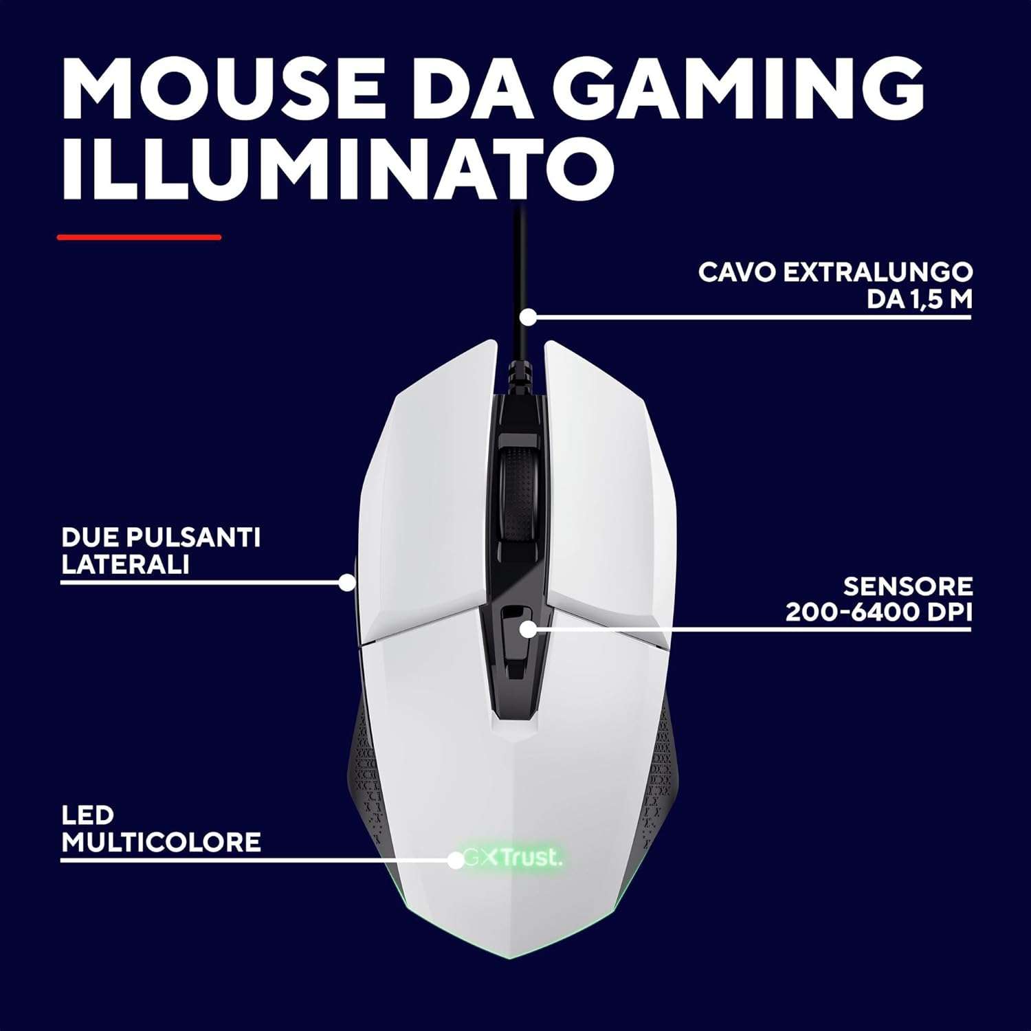 mouse gaming trust amazon sconto offerta