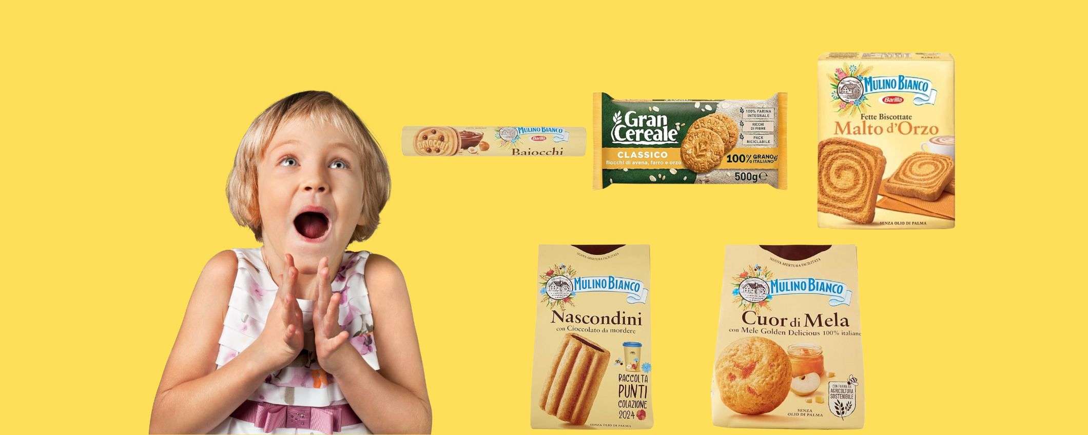 Nascondini, Baiocchi e altri biscotti Mulino Bianco quasi regalati oggi su Amazon