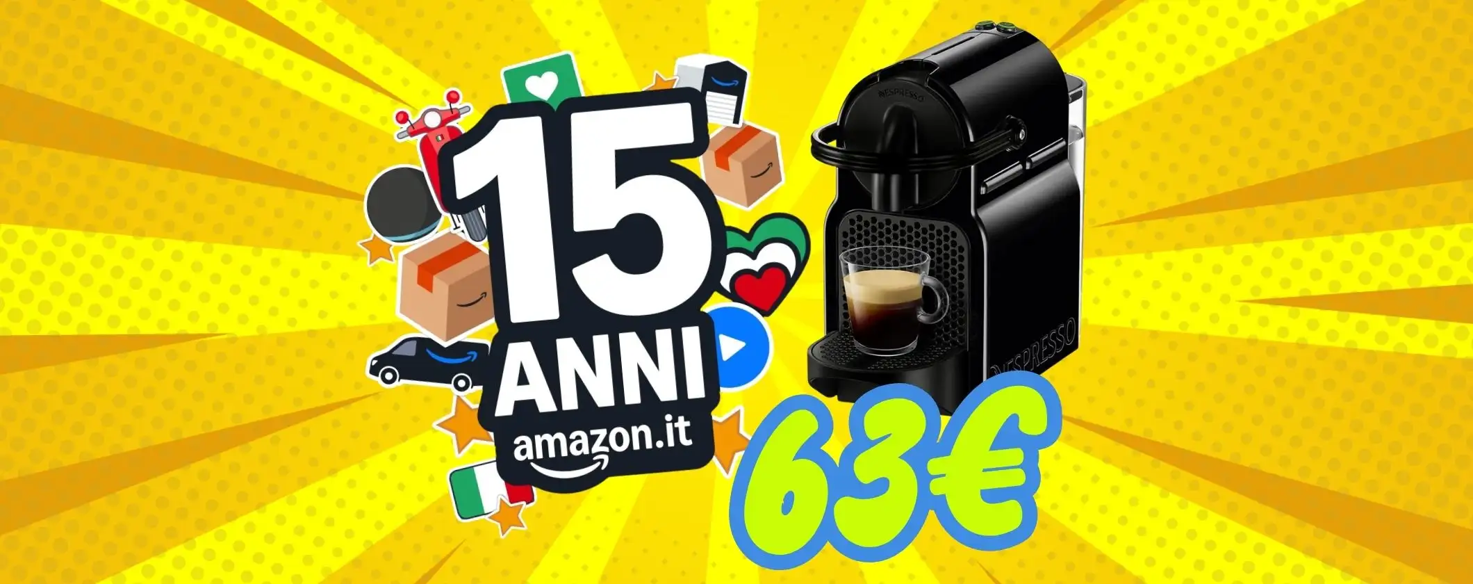 Nespresso Inissia: macchina per espresso super compatta (solo 63€) Nespresso Inissia: macchina per espresso super compatta (solo 63€)