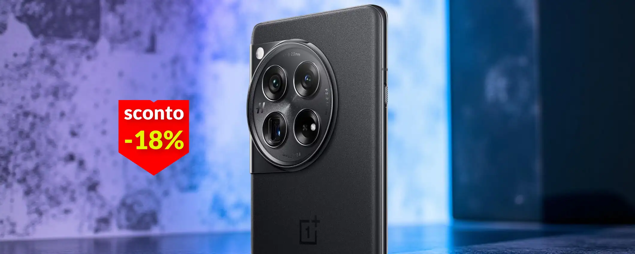OnePlus 12 in sconto (-135€): RAM 12GB, ricarica a 100W e foto da urlo