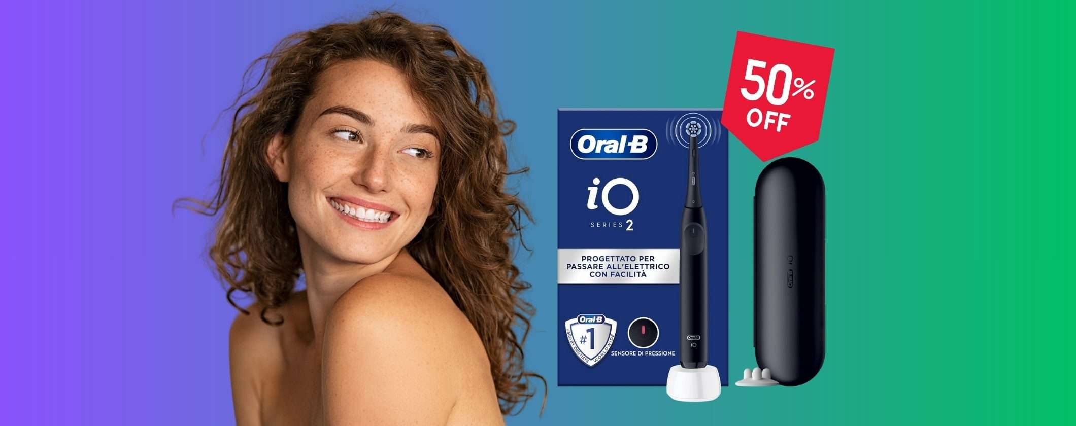 Oral-B iO 2 in offerta con custodia da viaggio a soli 49€ su Amazon
