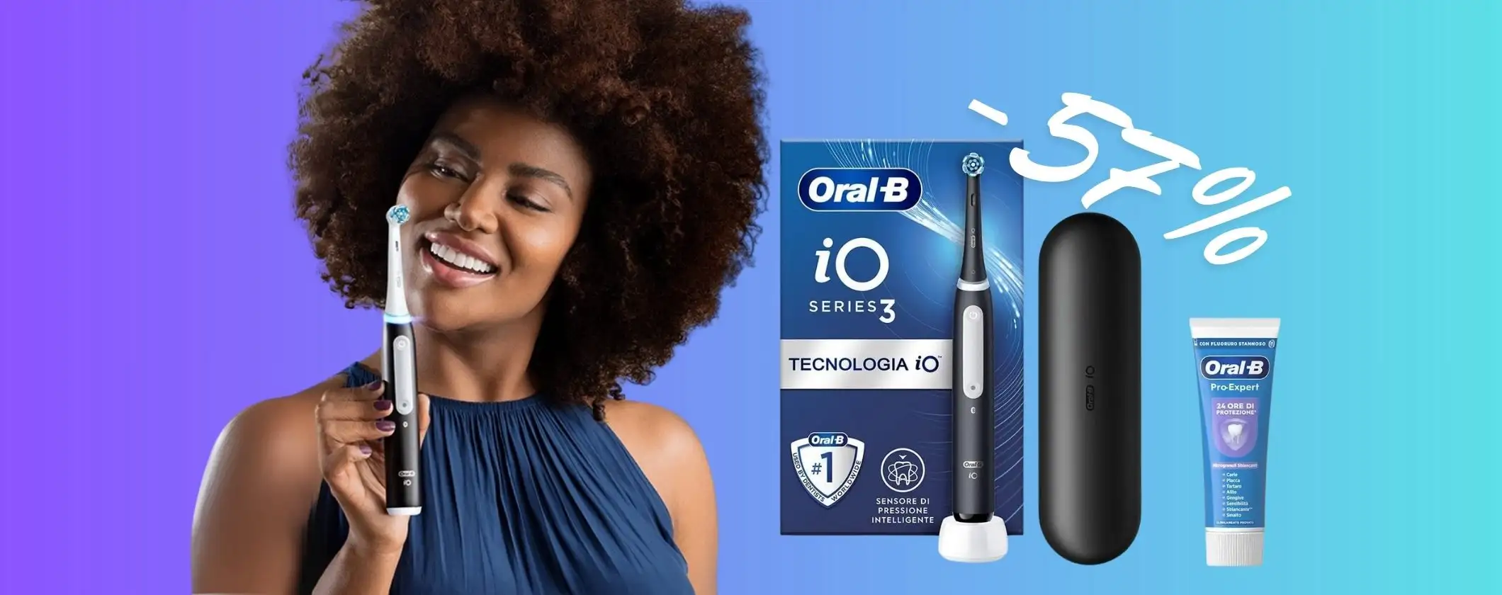 Oral-B iO 3 è il migliore spazzolino elettrico e ora è in sconto al 57% Oral-B iO 3 è il migliore spazzolino elettrico e ora è in sconto al 57%