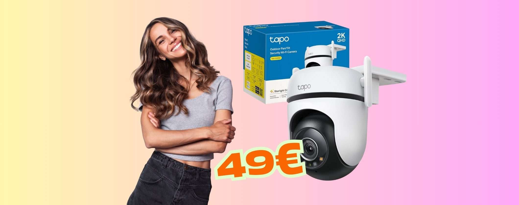Osserva ciò che succede in casa con la telecamera WiFi Tapo al minimo storico Osserva ciò che succede in casa con la telecamera WiFi Tapo al minimo storico