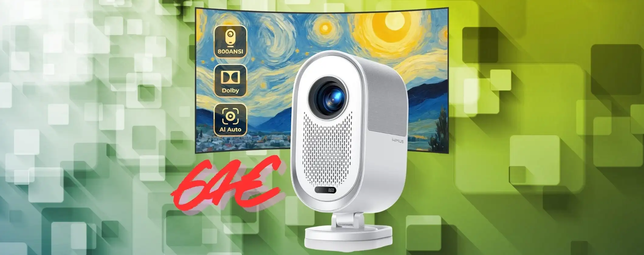 Portati il cinema in casa con questo proiettore 4K in doppio sconto su Amazon