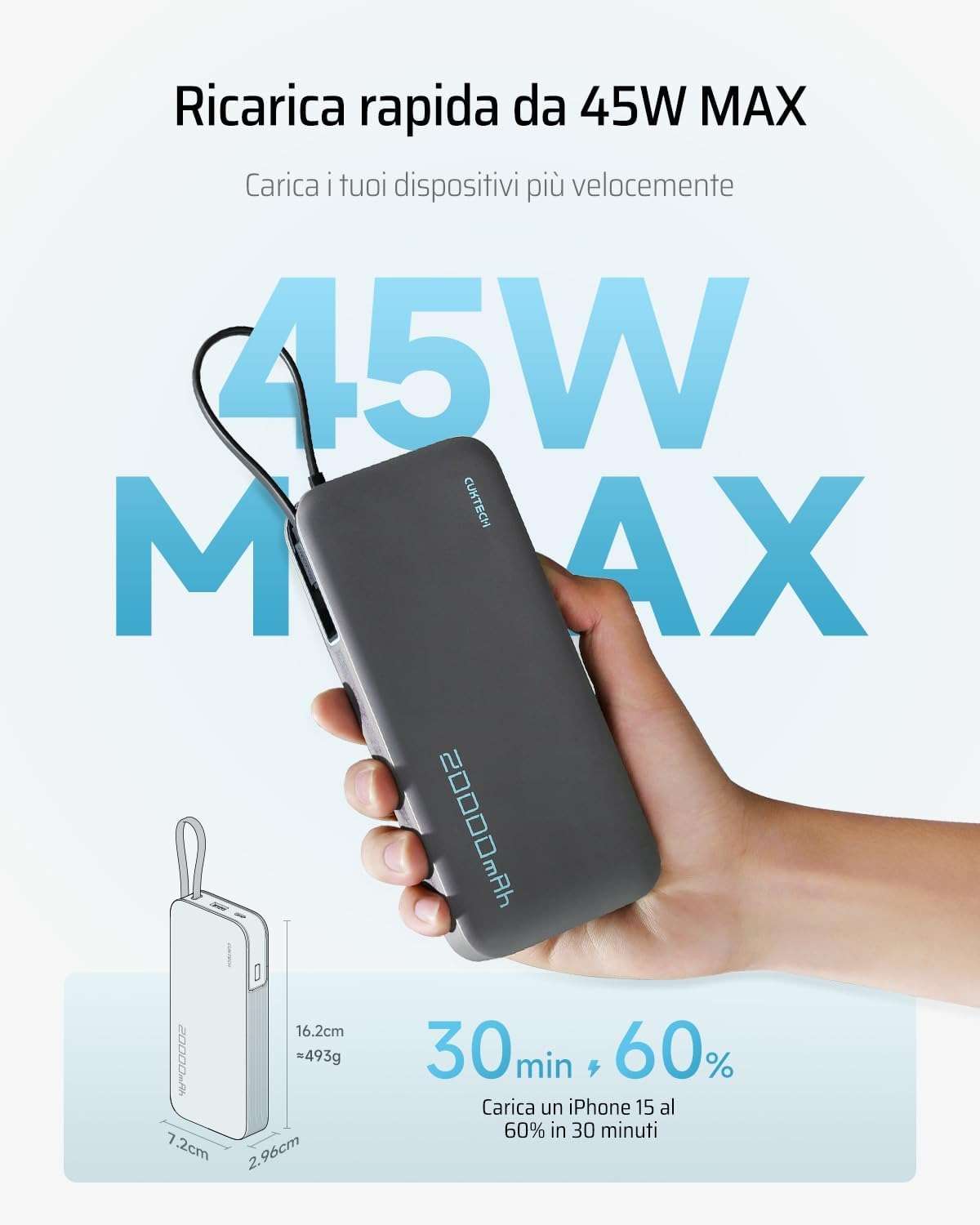 powebank Cuktech amazon