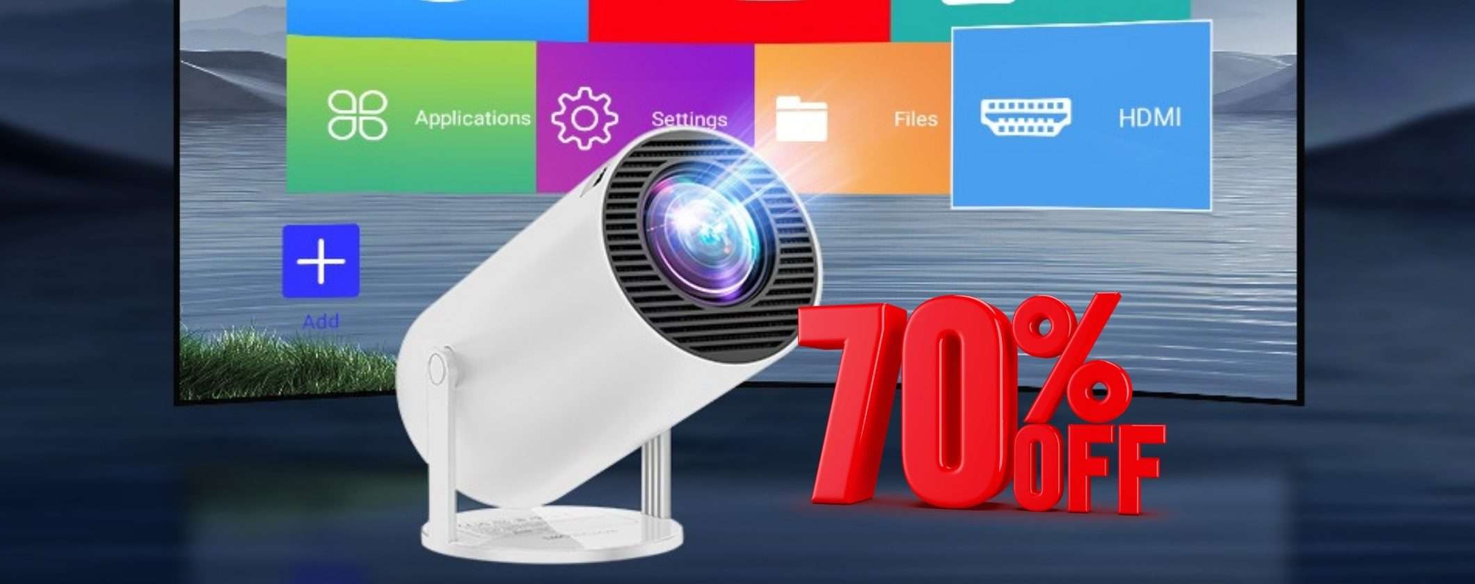 Proiettore portatile WiFi e Bluetooth: il cinema a casa con sconto di oltre la metà Proiettore portatile WiFi e Bluetooth: il cinema a casa con sconto di oltre la metà
