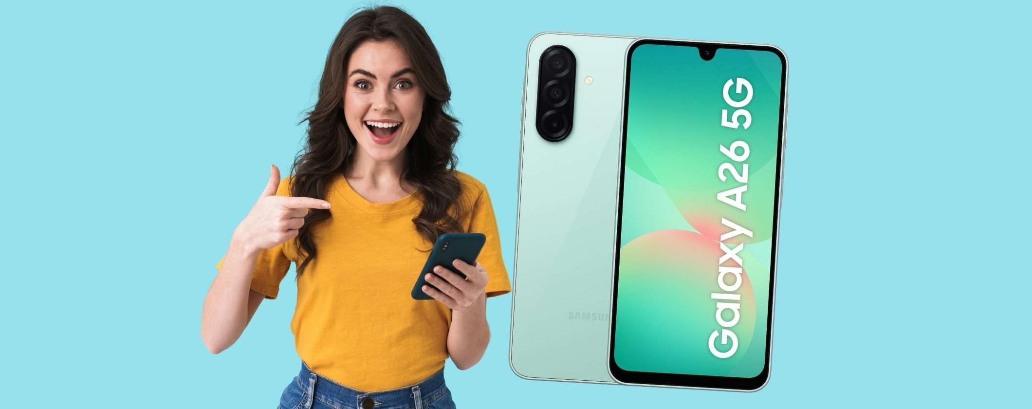Samsung Galaxy A26 5G a questo prezzo è uno dei migliori medio gamma